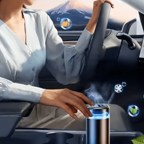 CAFELE Diffuseur d’arôme intelligent – Atomisation ultrasonique + purificateur d’air voiture avec LED - BLK Shop