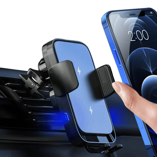Chargeur de voiture sans fil – Double bobine, support pour Galaxy Z Flip 5/4/3, S22/S21, iPhone 14/13 - BLK Shop