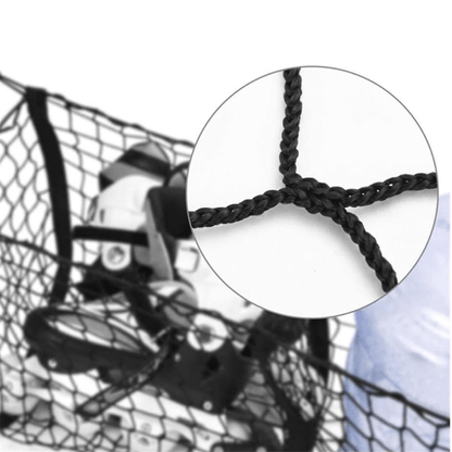 Support de filet de chargement universel – Maille élastique nylon avec 4 poches &amp; crochets - BLK Shop